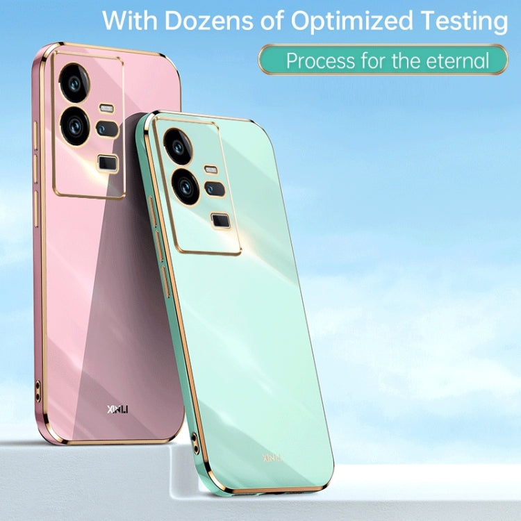 XINLI Straight Edge 6D Electroplate TPU Phone Case, For vivo iQOO 11 Pro 5G, For Xiaomi Redmi 12C 4G, For Xiaomi Redmi Note 12 Pro Speed