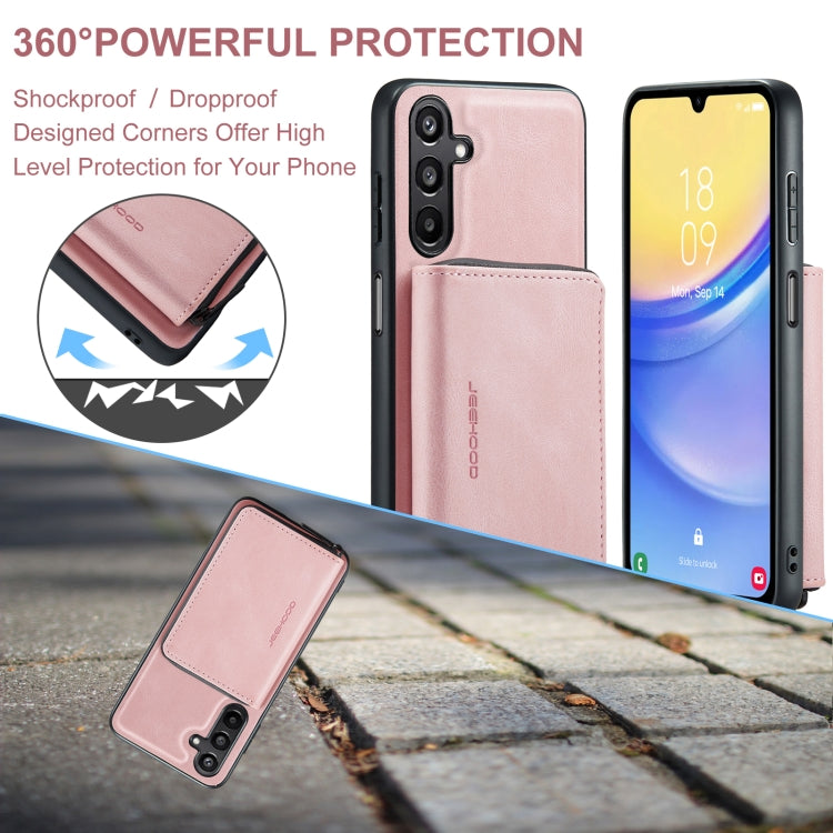 JEEHOOD Magnetic Zipper Horizontal Flip Leather Phone Case, For Samsung Galaxy A15 5G, For Samsung Galaxy A55 5G, For Samsung Galaxy A35 5G, For Samsung Galaxy S24 Ultra 5G