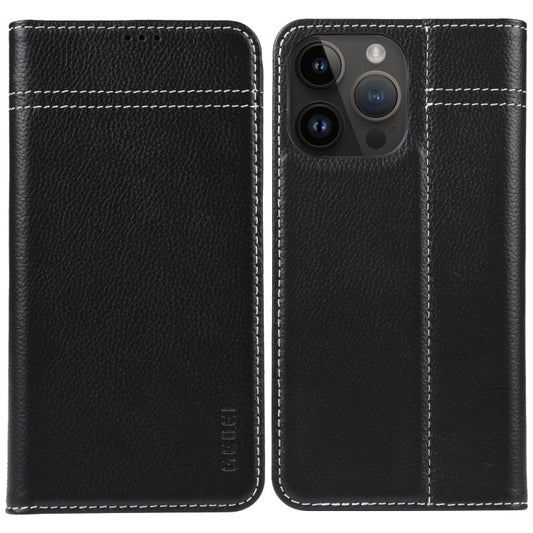 GEBEI Top-grain Horizontal Flip Leather Phone Case, For iPhone 14 Pro Max, For iPhone 14 Pro, For iPhone 14, For iPhone 14 Plus, For iPhone 13 Pro Max, For iPhone 13 Pro