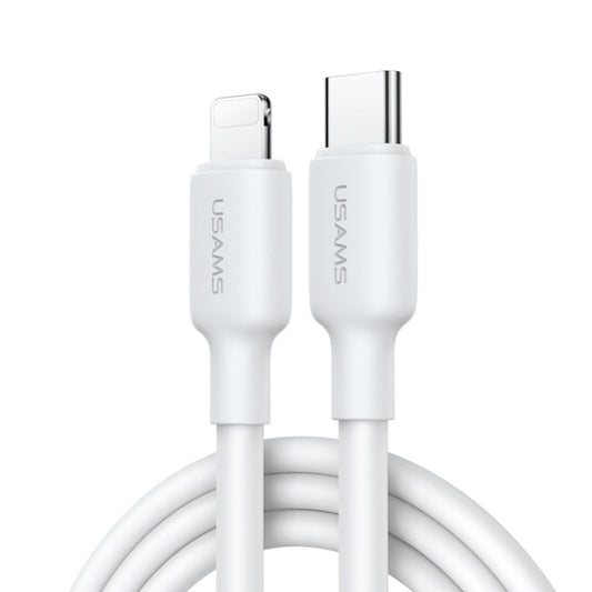 USAMS US-SJ610 U84 PD20W USB-C / Type-C to 8 Pin Charging Data Cable, PD20W 8 Pin 1m