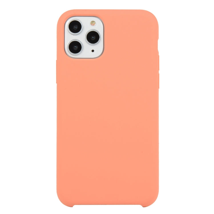 For iPhone 11 Solid Color Solid Silicone  Shockproof Case (Hibiscus Pink), For iPhone 11 Pro Max