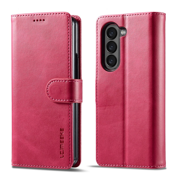 LC.IMEEKE Calf Texture Leather Phone Case, For Samsung Galaxy Z Fold5 5G, For Samsung Galaxy A24 4G / 5G, For Samsung Galaxy Z Flip5 5G