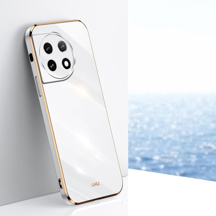 XINLI Straight Edge 6D Electroplate TPU Phone Case, For OnePlus 11, For OnePlus Ace 2, For Realme GT Neo 5