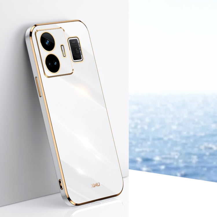 XINLI Straight Edge 6D Electroplate TPU Phone Case, For OnePlus 11, For OnePlus Ace 2, For Realme GT Neo 5