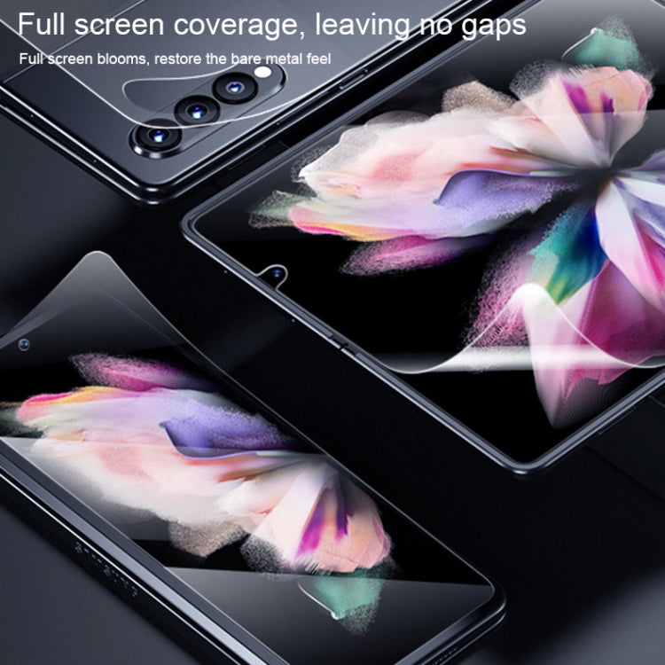 For Tecno Phantom V Fold Full Screen Protector Explosion-proof Front + Back Screen Hydrogel Film