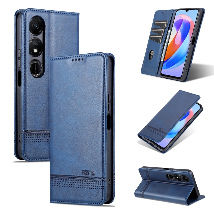 AZNS Magnetic Calf Texture Flip Leather Phone Case, For Honor Play 50 Plus, For Honor X50, For Honor X50i/90 Lite, For Honor Play 40
