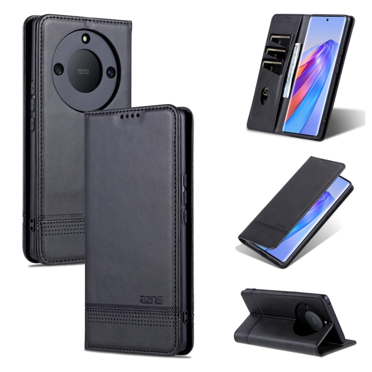 AZNS Magnetic Calf Texture Flip Leather Phone Case, For Honor Play 50 Plus, For Honor X50, For Honor X50i/90 Lite, For Honor Play 40
