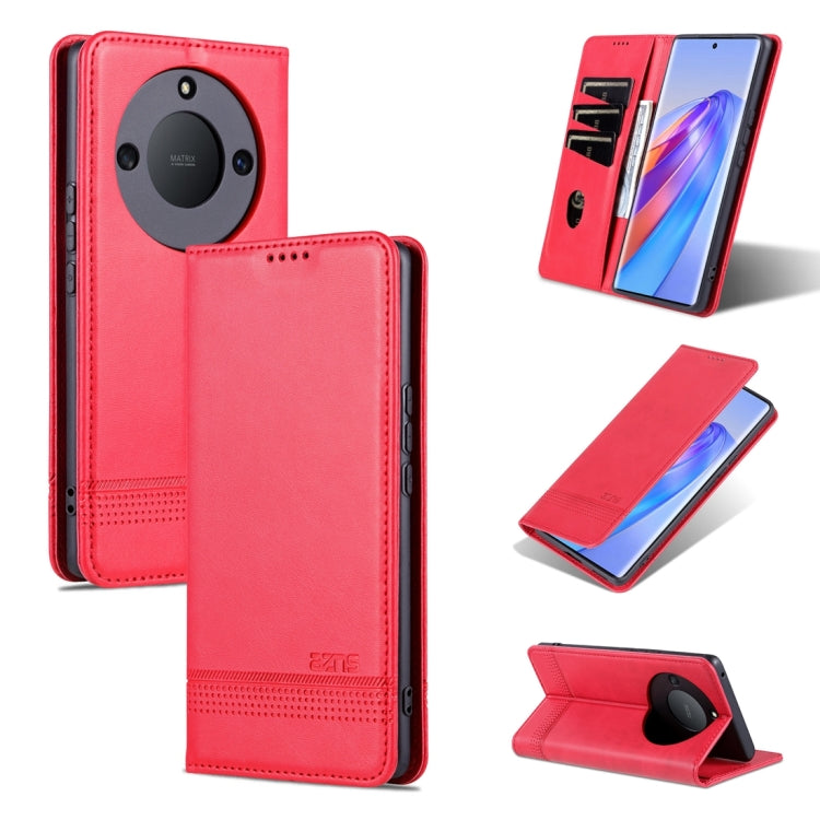 AZNS Magnetic Calf Texture Flip Leather Phone Case, For Honor Play 50 Plus, For Honor X50, For Honor X50i/90 Lite, For Honor Play 40
