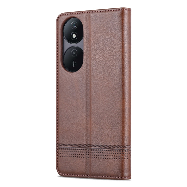 AZNS Magnetic Calf Texture Flip Leather Phone Case, For Honor Play 50 Plus, For Honor X50, For Honor X50i/90 Lite, For Honor Play 40