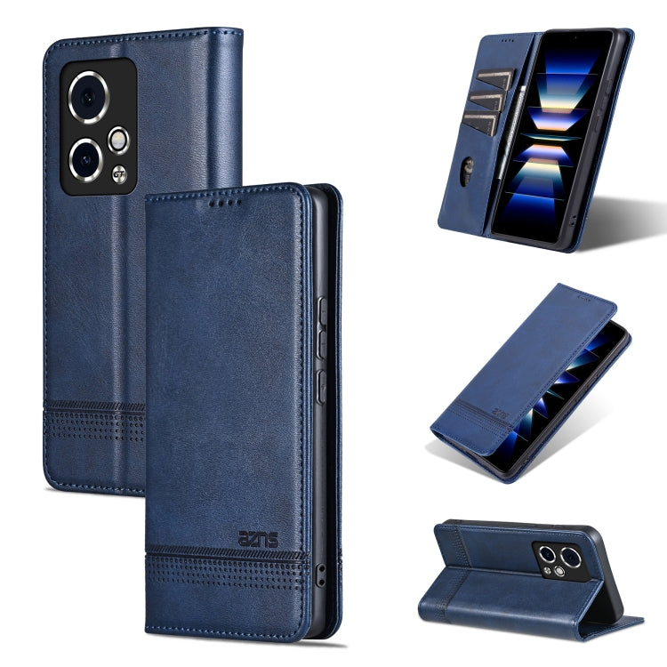 AZNS Magnetic Calf Texture Flip Leather Phone Case, For Honor Magic6 Pro, For Honor Magic6, For Honor 90 GT, For Honor Magic6 Lite 5G/X9b