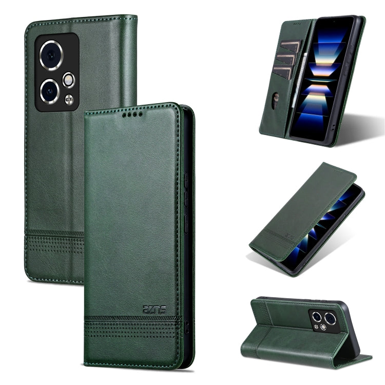 AZNS Magnetic Calf Texture Flip Leather Phone Case, For Honor 90 GT, For Honor Magic6 Lite 5G/X9b, For Honor Play 50 Plus, For Honor X50