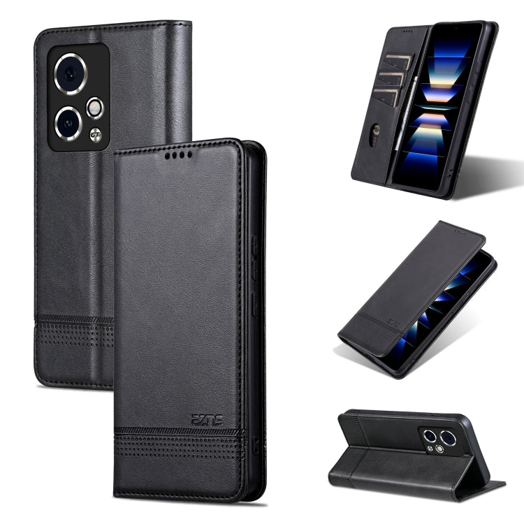 AZNS Magnetic Calf Texture Flip Leather Phone Case, For Honor Magic6 Pro, For Honor Magic6, For Honor 90 GT, For Honor Magic6 Lite 5G/X9b