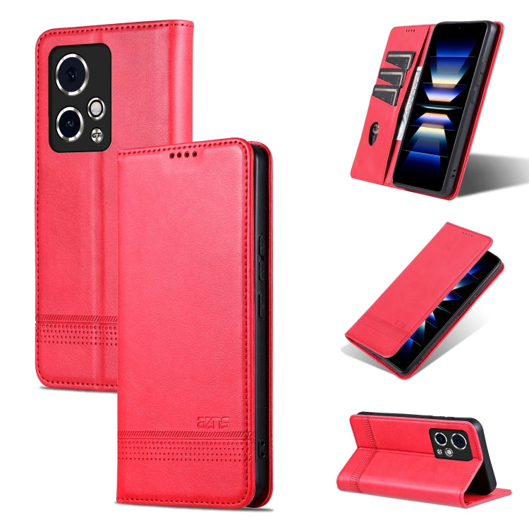 AZNS Magnetic Calf Texture Flip Leather Phone Case, For Honor Magic6 Pro, For Honor Magic6, For Honor 90 GT, For Honor Magic6 Lite 5G/X9b