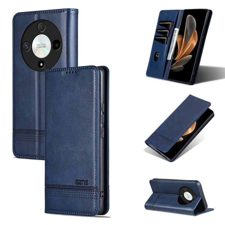 AZNS Magnetic Calf Texture Flip Leather Phone Case, For Honor 90 GT, For Honor Magic6 Lite 5G/X9b, For Honor Play 50 Plus, For Honor X50