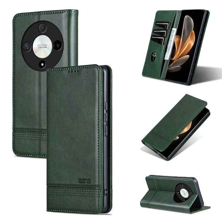 AZNS Magnetic Calf Texture Flip Leather Phone Case, For Honor 90 GT, For Honor Magic6 Lite 5G/X9b, For Honor Play 50 Plus, For Honor X50