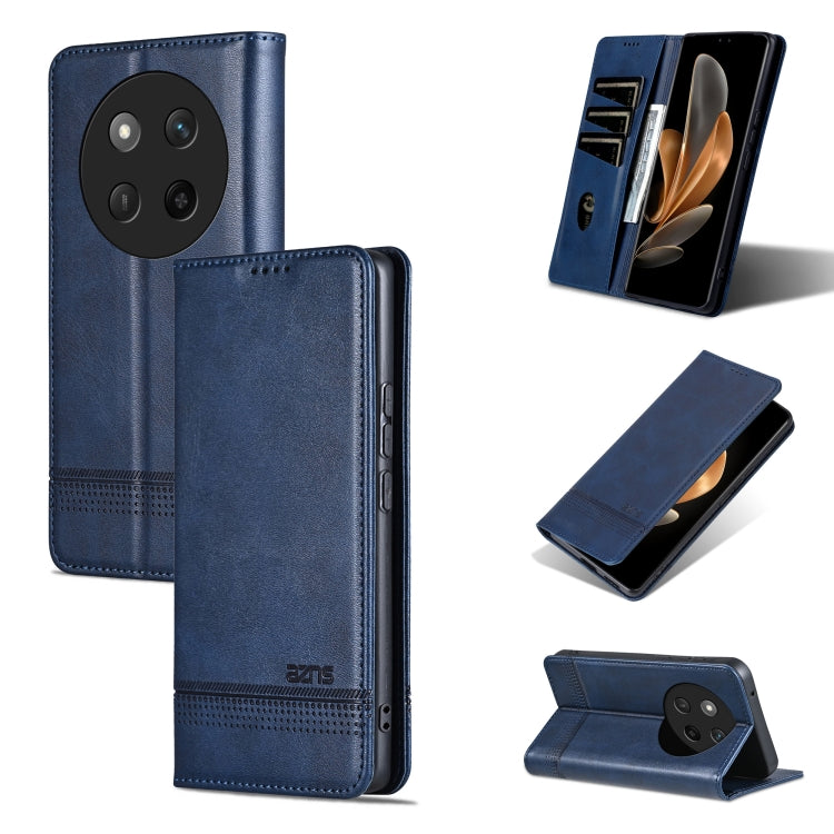 AZNS Magnetic Calf Texture Flip Leather Phone Case, For Honor 300, For Honor Magic7 Pro, For Honor Magic7, For Honor X60 Pro