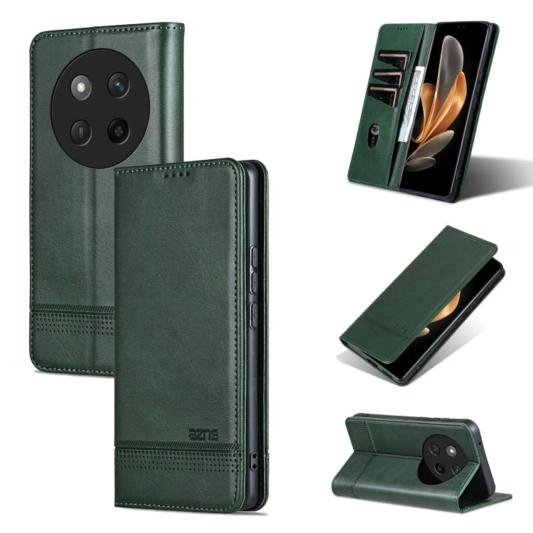 AZNS Magnetic Calf Texture Flip Leather Phone Case, For Honor 300, For Honor Magic7 Pro, For Honor Magic7, For Honor X60 Pro