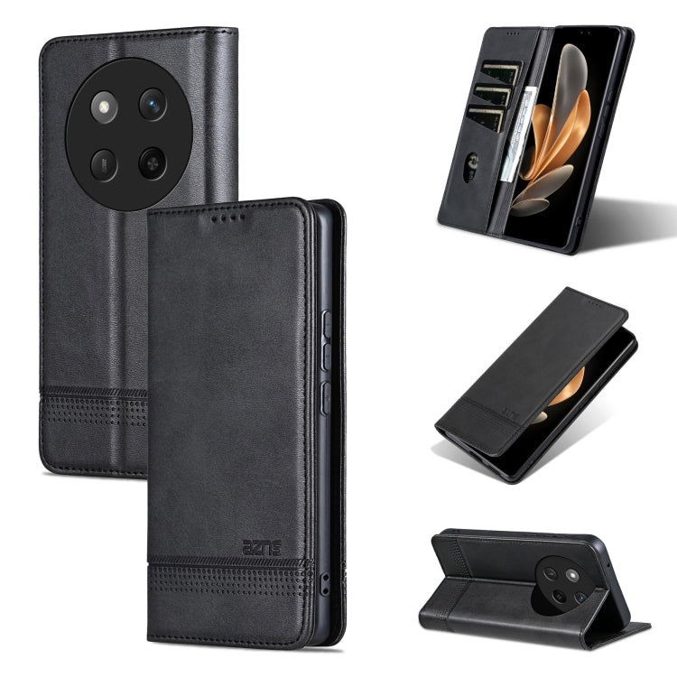 AZNS Magnetic Calf Texture Flip Leather Phone Case, For Honor 300, For Honor Magic7 Pro, For Honor Magic7, For Honor X60 Pro