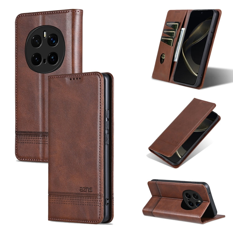 AZNS Magnetic Calf Texture Flip Leather Phone Case, For Honor 300, For Honor Magic7 Pro, For Honor Magic7, For Honor X60 Pro