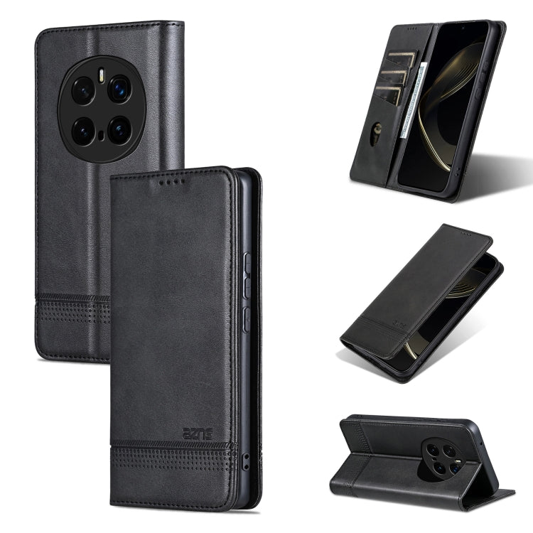 AZNS Magnetic Calf Texture Flip Leather Phone Case, For Honor X60, For Honor X60i, For Honor Play 60 Plus, For Honor X6b