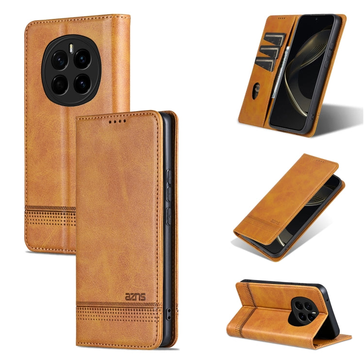 AZNS Magnetic Calf Texture Flip Leather Phone Case, For Honor X60, For Honor X60i, For Honor Play 60 Plus, For Honor X6b