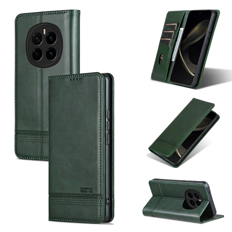 AZNS Magnetic Calf Texture Flip Leather Phone Case, For Honor X60, For Honor X60i, For Honor Play 60 Plus, For Honor X6b