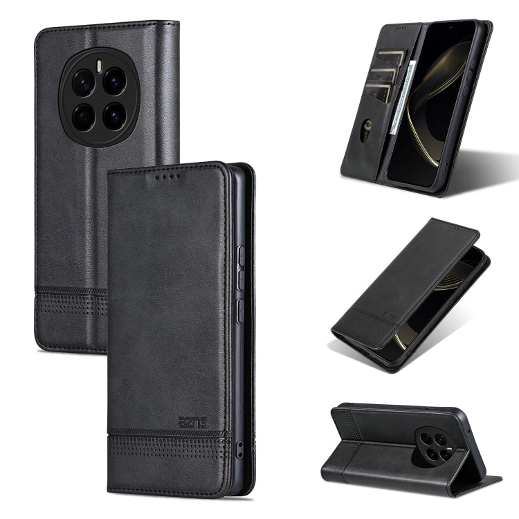 AZNS Magnetic Calf Texture Flip Leather Phone Case, For Honor X60, For Honor X60i, For Honor Play 60 Plus, For Honor X6b