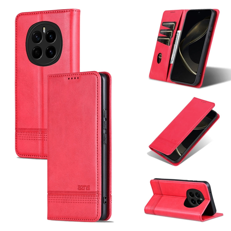 AZNS Magnetic Calf Texture Flip Leather Phone Case, For Honor X60, For Honor X60i, For Honor Play 60 Plus, For Honor X6b