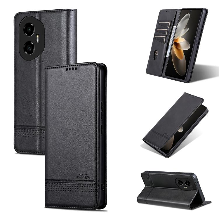 AZNS Magnetic Calf Texture Flip Leather Phone Case, For Honor 300, For Honor Magic7 Pro, For Honor Magic7, For Honor X60 Pro