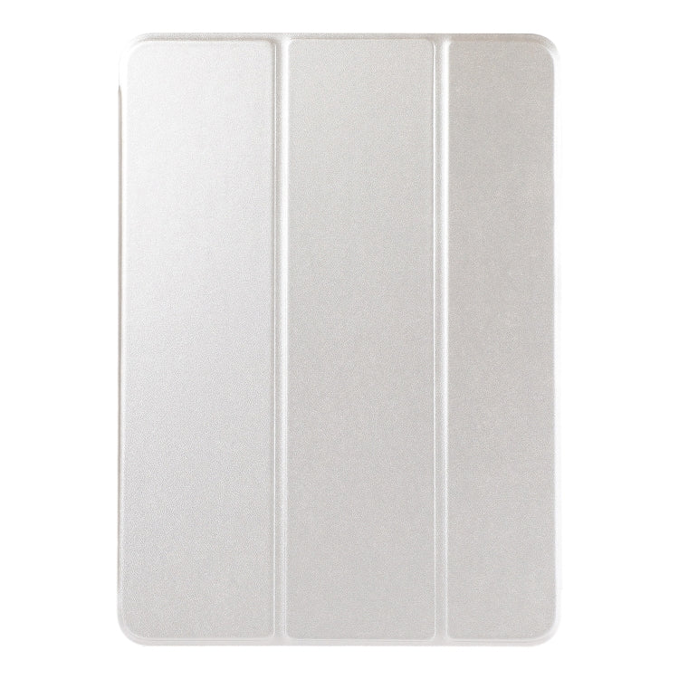 Horizontal Flip Ultra-thin Double-sided Clip Without Magnetic PU Leather Case With Three-folding Holder & Sleep / Wake-up Function, For iPad Pro 11 inch (2020) / Pro 11 2018 / Air 2020 10.9