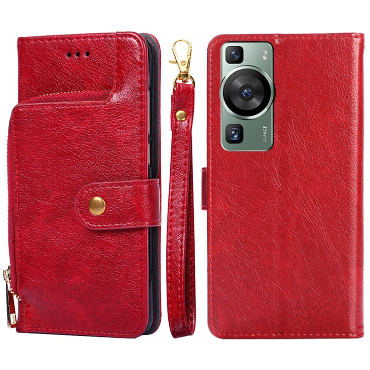 Zipper Bag Leather Phone Case, For Huawei P60 / P60 Pro, For Nokia G22, For Honor Magic5, For Honor Magic5 Pro, For Honor X5 4G, For Honor X40