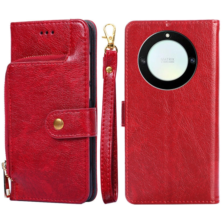 Zipper Bag Leather Phone Case, For Huawei P60 / P60 Pro, For Nokia G22, For Honor Magic5, For Honor Magic5 Pro, For Honor X5 4G, For Honor X40