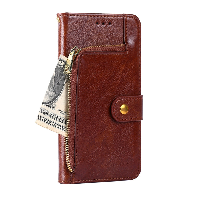 Zipper Bag Leather Phone Case, For OnePlus Ace 2V 5G
