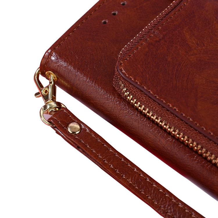 Zipper Bag Leather Phone Case, For OnePlus Ace 2V 5G