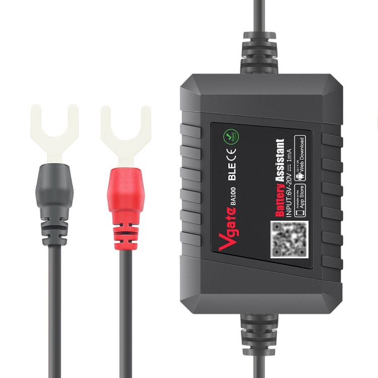 Vgate BA100 Car 12V Bluetooth 4.0 Battery Assistant Analyzer Tester, Vgate BA100