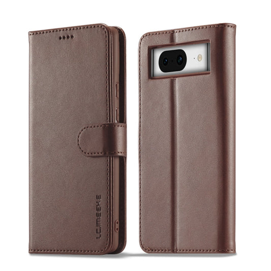 LC.IMEEKE Calf Texture Flip Leather Phone Case, For Google Pixel 7a, For Google Pixel 6a