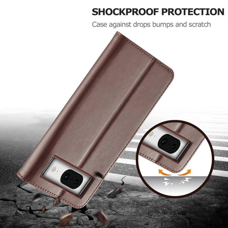 LC.IMEEKE Calf Texture Flip Leather Phone Case, For Google Pixel 8a, For Google Pixel 8, For Google Pixel 7a, For Google Pixel 6a