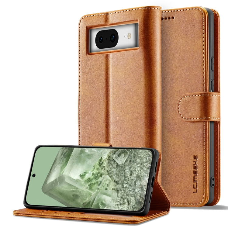 LC.IMEEKE Calf Texture Flip Leather Phone Case, For Google Pixel 8a, For Google Pixel 8, For Google Pixel 7a, For Google Pixel 6a