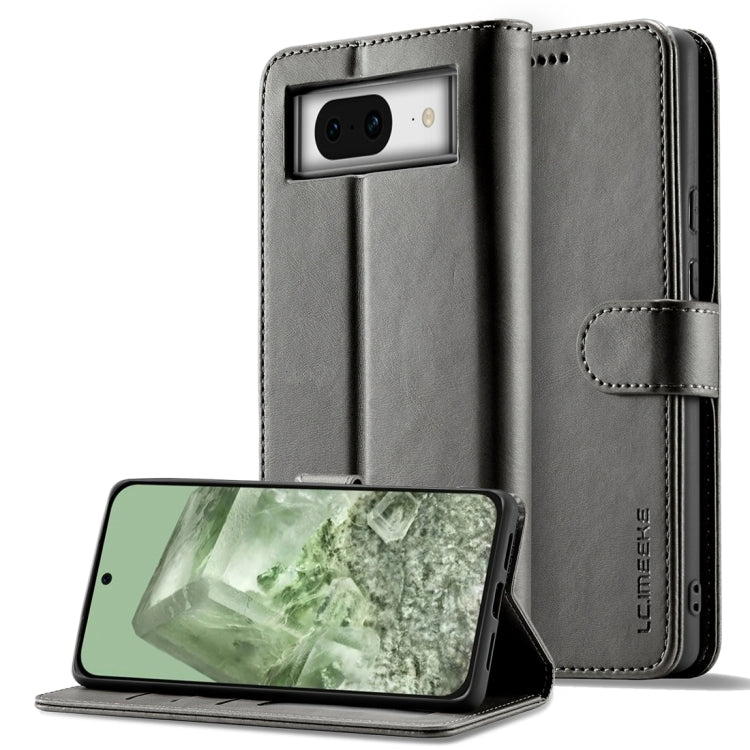 LC.IMEEKE Calf Texture Flip Leather Phone Case, For Google Pixel 8a, For Google Pixel 8, For Google Pixel 7a, For Google Pixel 6a