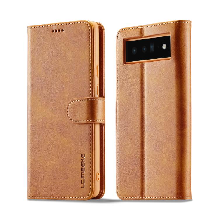 LC.IMEEKE Calf Texture Flip Leather Phone Case, For Google Pixel 8a, For Google Pixel 8, For Google Pixel 7a, For Google Pixel 6a