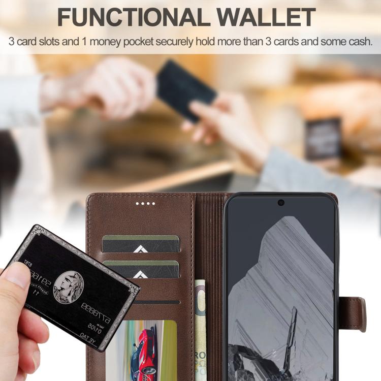 LC.IMEEKE Calf Texture Flip Leather Phone Case, For Google Pixel 11 Pro XL, For Google Pixel 11 / 11 Pro, For Google Pixel 10a, For Google Pixel 10 Pro XL