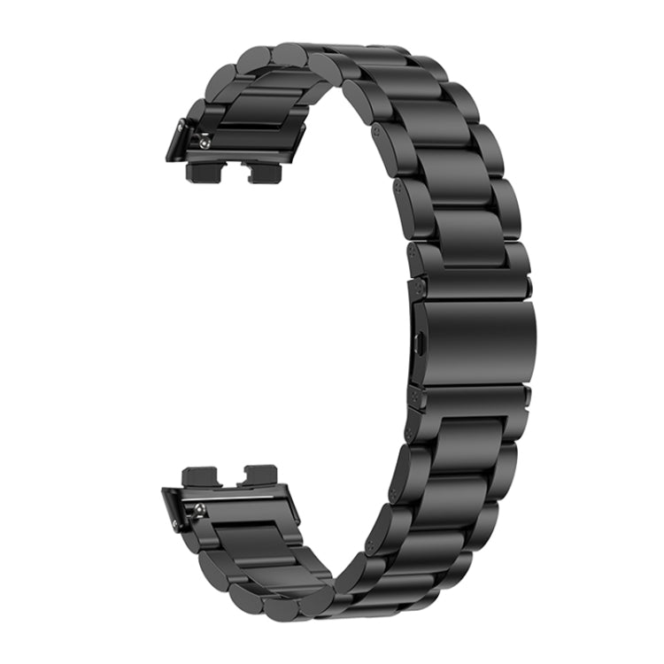 16mm Three Strains Metal Replacement Watch Band, For Huawei Band 8