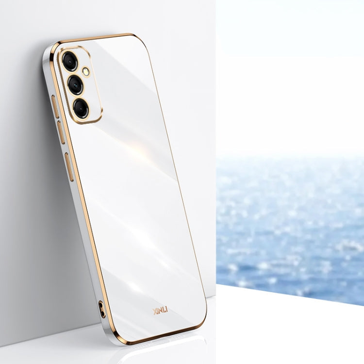 XINLI Straight Edge 6D Electroplate TPU Phone Case, For Samsung Galaxy A55, For Samsung Galaxy A35 5G, For Samsung Galaxy S24 Ultra 5G