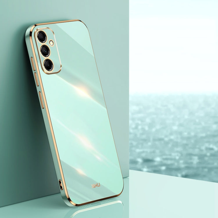 XINLI Straight Edge 6D Electroplate TPU Phone Case, For Samsung Galaxy A55, For Samsung Galaxy A35 5G, For Samsung Galaxy S24 Ultra 5G
