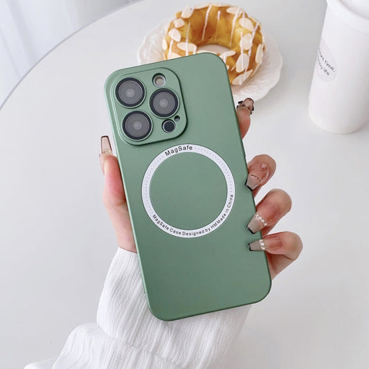 Magsafe Magnetic PC Shockproof Phone Case With Camera Lens, For iPhone 11, For iPhone 11 Pro Max, For iPhone 12 Pro Max