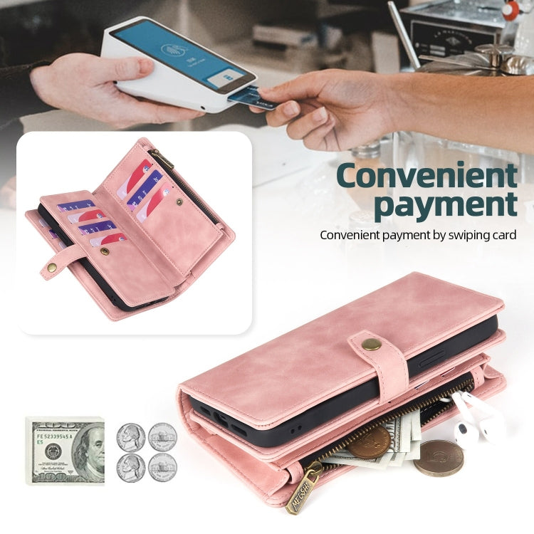 Zipper Wallet Magnetic Detachable Leather Phone Case, For Samsung Galaxy S21 FE 5G, For Samsung Galaxy S20 FE, For Samsung Galaxy S20+, For Samsung Galaxy S10, For Samsung Galaxy S10+, For Samsung Galaxy A12 5G, For Samsung Galaxy A13 5G               ...
