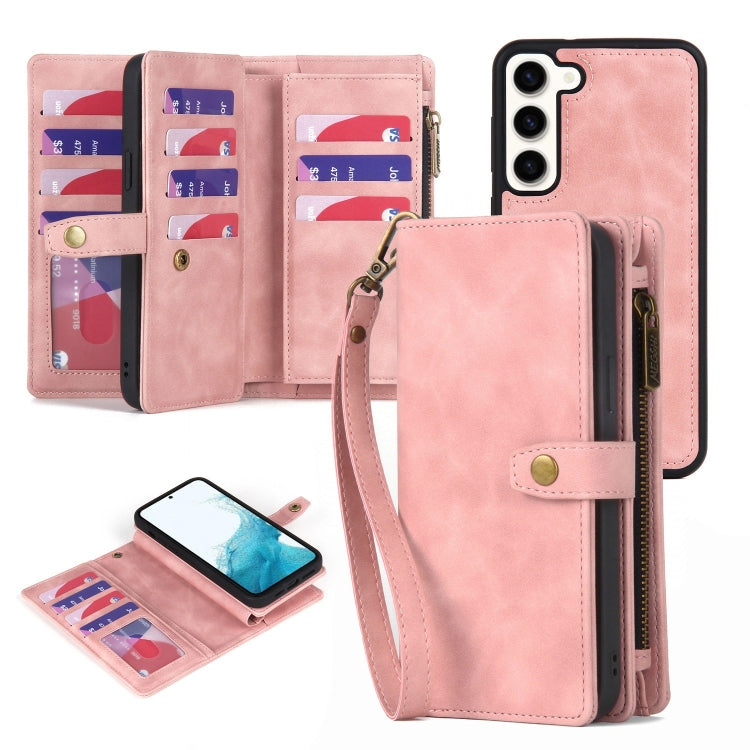 Zipper Wallet Magnetic Detachable Leather Phone Case, For Samsung Galaxy S21 FE 5G, For Samsung Galaxy S20 FE, For Samsung Galaxy S20+, For Samsung Galaxy S10, For Samsung Galaxy S10+, For Samsung Galaxy A12 5G, For Samsung Galaxy A13 5G               ...