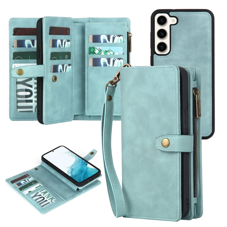 Zipper Wallet Magnetic Detachable Leather Phone Case, For Samsung Galaxy S21 FE 5G, For Samsung Galaxy S20 FE, For Samsung Galaxy S20+, For Samsung Galaxy S10, For Samsung Galaxy S10+, For Samsung Galaxy A12 5G, For Samsung Galaxy A13 5G               ...