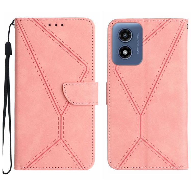 Stitching Embossed Leather Phone Case, For Motorola Moto G45 5G, For Motorola Edge 50 5G, For Motorola Edge 50 Neo, For Motorola Moto E14