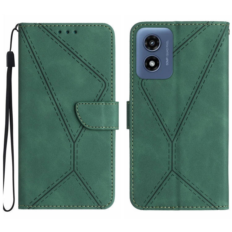 Stitching Embossed Leather Phone Case, For Motorola Moto G45 5G, For Motorola Edge 50 5G, For Motorola Edge 50 Neo, For Motorola Moto E14